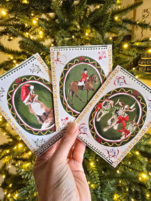  Hunt Country Characters Christmas Card Set