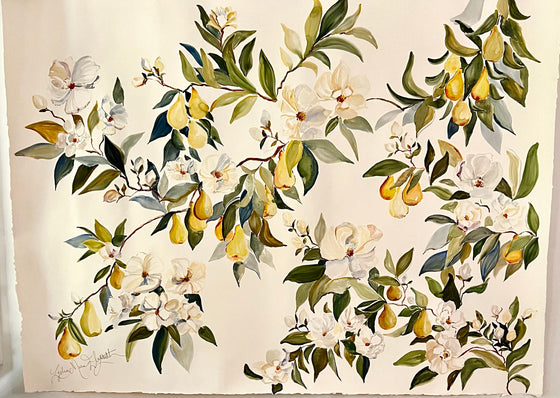 Pears and Magnolias