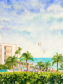  Print of "Flight at the Four Seasons"