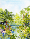 Print of "Windows on the Floating World – Mounts Botanical Garden"