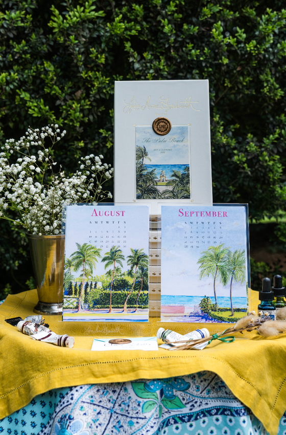 Palm Beach 2025 Desk Calendar (Box)