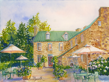  Print of "Cocktails on the Patio – Red Fox Inn"