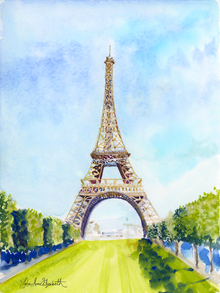  Print of “High Summer under the Eiffel Tower”