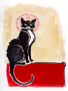  Print of “Lulu: Chat Noir”