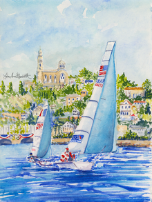  Print of "Sailing for Gold"