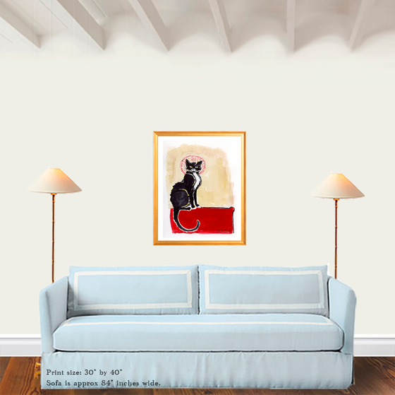 Print of “Lulu: Chat Noir”