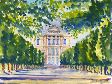  Print of "Tulleries Garden Stroll"