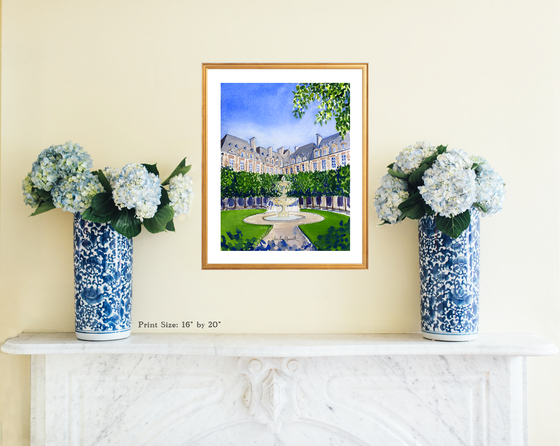 Print of “Place de Voges”