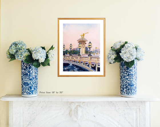 Print of “Pont Alexander III Bridge”