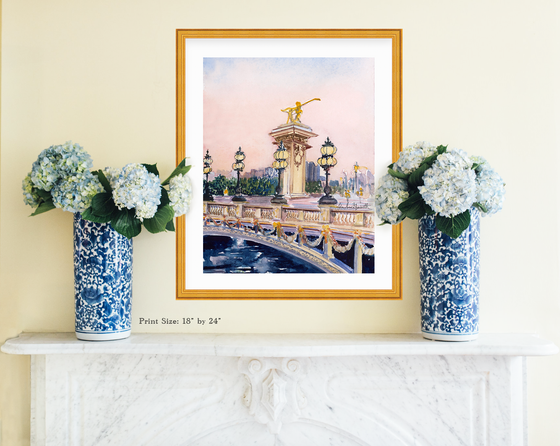 Print of “Pont Alexander III Bridge”